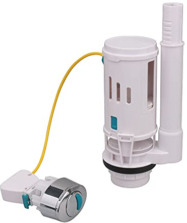 OD60-75MM Toilet Flush Valve Toilet Push Button Valve Replacment 21 x 12cm White
