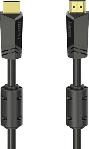 Hama HDMI Anschlusskabel HDMI-A Stecker HDMI Stecker 10.00m schwarz 00205009 HDMI Kabel