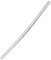 Manubrio per bicicletta, 25,4 mm, in lega di alluminio, piccolo manubrio dritto, per mountain bike, bici da strada, manubrio pieghevole (580 mm, argento)
