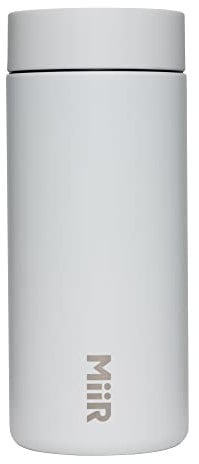 MiiR, 360 Traveler, doppelwandiger vakuumisolierter Becher, Edelstahl, Weiß, 30 ml