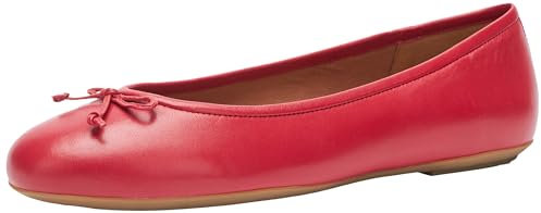 Geox Women's D Palmaria H Ballet Flat, red, 5.5 UK