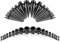 FSYXK 36er Ohr Dehnstäbe Set Chirurgenstahl Ohr Taper Tunnel Plug Expander Piercing 1,6mm-10mm