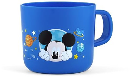 Lulabi Mickey Cosmo Mug en polypropylène, bleu, 24 cl