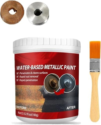 EXQST Rostumwandler Metalllack Wasserbasis Metall Rostentferner Mehrzweck Universal Rostentferner Konverter Gel