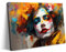 vandlife Joker Leinwandbild, melancholischer Clown-Gemälde, moderner Galeriedruck mit satten Farben und tiefen Emotionen, sofort griffbereit, für Wohnzimmer, Zuhause, Büro, Dekoration, 40,6 x 30,5 cm
