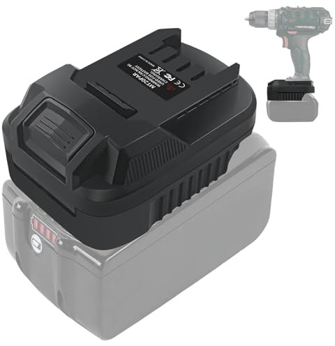 TPDL Battery Adapter for Parkside 18 V Power Tool, Converter for Makita 18 V Battery to for Parkside 20 V XTeam Series Power Tool (No Battery)