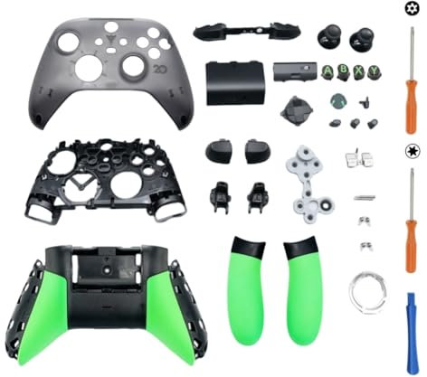 Hzxkqmil Set di Gusci di Ricambio per Xbox Series X/S Controller - Special Edition, Custodia Completa con Piastre di Copertura Coperchio della Batteria Bottoni Accessori