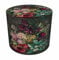Bertoni Hocker Sitzhocker Pouf Sitzpuff Puff Aus Filz 40 x 40 cm Rund Stabil Abnehmbarer Bezug Waschbar Bouquet