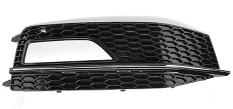 ENSAJRD Kühlergrill Auto Für Audi A4 B8 S-Line S4 2012 2013 2014 2015 Paar Glänzend Schwarze Vordere Stoßstange Unten Nebelscheinwerfer Grill 8K0807681P 8K0807682P Frontgrill(Purple)