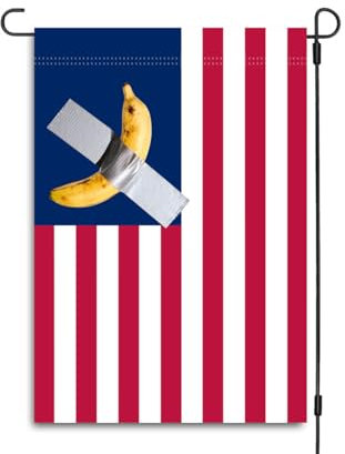Usa Banana Republic Gartenflagge – Bananenrepublik Flagge – Trump-Flagge Garten – Maga-Gartenflagge – Trump Vance Flagge – Trump für Präsident Gartenflagge