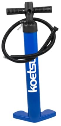rockible Doppel Action Pumpe Luftpumpe Kajak Aufblasbare Pumpe Handpumpe für Standup Paddle Board