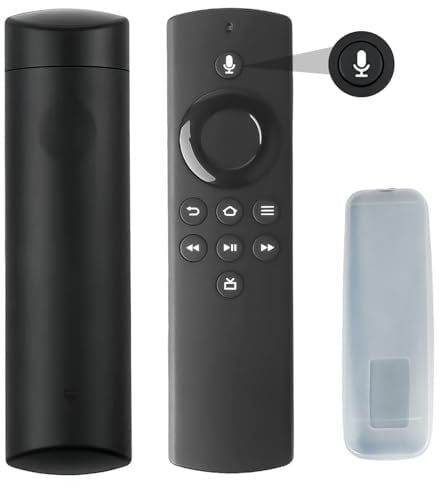 Fernbedienung,Ersatz-Fernbedienung Smart Tv Voice,Ersatzfernbedienung Kompatibel mit Fire Tv Stick für Amazon Tv Stick Lite,Smart Tv Cube,Sprachsteuerungsfunktion(1st Gen,2nd Gen,3rd Gen,4k)