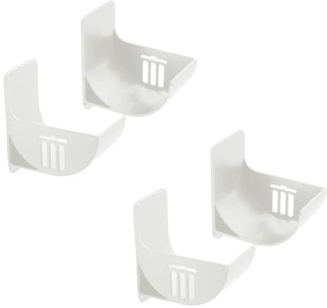 Tabanzhe 2 Pairs Trash Bag Holder-Punch-Free Plastic Bag Dispenser Wall Mounted Self-Adhesive Bin Bag Organizer Grocery Bag Garbage Bag Storage Rack for Kitchen Bathroom(White)