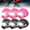 6 Pcs Kinderwagenlicht Silikon, LED Kinderwagen Licht, Wasserdichte Kinderwagenlicht, Kinderwagen Licht mit Heller LED&3 Leuchtfunktionen, Silikonleuchten für Kinderwagen, Outdoor