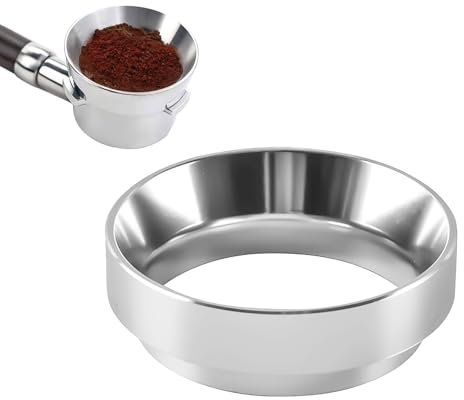 54mm Dosing Funnel,Portafilter Funnel,Dosing Funnel,Magnetic Coffee Funnel,Portable Coffee Dosing Funnel,Compatible with All 54mm Espresso Portafilters,Suitable for Barista,Home,Cafe