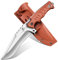 Purple Dragon Outdoor Knife Survival - con fodero in Kydex, Coltello da caccia a lama fissa in acciaio D2 in un unico pezzo, coltello da boscaglia Full Tang con manico in G10 per il campeggio