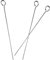 CIMAXIC 3Piezas Brochetas De Inoxidable Para Barbacoa Reutilizables Para Asar Kebab Brochetas Colgantes Para Cocina