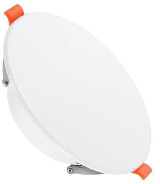 PATIKIL 134mm / 5.3 Diameter Spring Ceiling Hole Cover Plate, 1 Pack Downlight Hole Trim Wall Mount Decorative Cap Access Panel for 2-3.3 Round Ceiling and Wall Openings, White