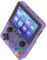 UPALDHOU Handheld Game Console for Retro Gaming, 2000mAh Battery, TV Output for Multiplayer Fun (Transparent Purple)