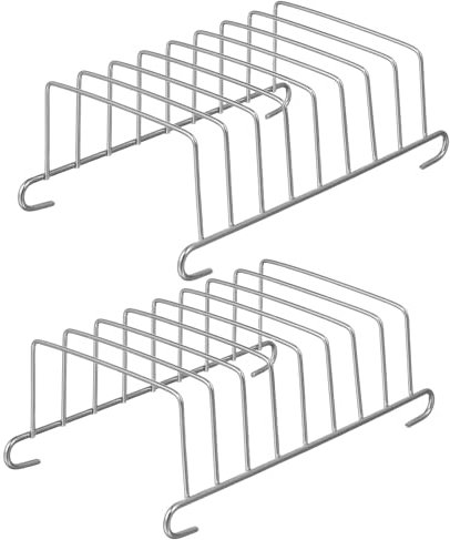 FUNNETOYU 2 pezzi Ripiani Acciaio Inossidabile per Friggitrice Ad Aria Accessori per e Al per Forno e Pentola Pressione