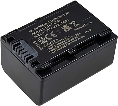 Akku für Sony Typ NP-FV50, 6,8V, Li-Ion