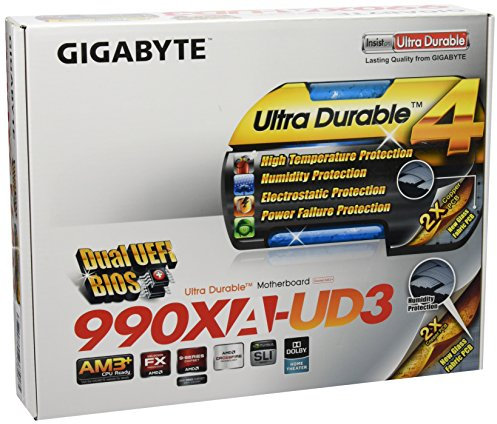 GigaByte GA-990XA-UD3 990X Motherboard Sockel AMD AM3+ 4X DDR3 Speicher ATX