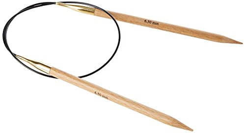KnitPro Basix Birch Rundstricknadel, 60 cm Länge x 6.50 mm Stärken