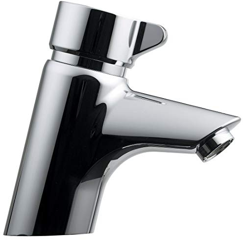 Armitage Shanks Avon 21 push button self-closing basin tap in chrome. B8263AA