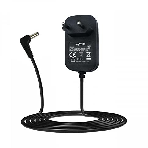 myVolts Chargeur/Alimentation 9V Compatible avec Roland Duo-Capture Ex Interface Audio USB (Adaptateur Secteur) - Prise française