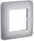 Plaque electrique - Interrupteur pour prise - Prise interrupteur electrique - plaque plastique - prise murale - Prise avec interrupteur - Gamme Casual - Plaque Simple - Debflex | Silver Debflex