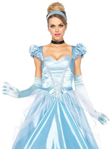 LEG AVENUE Damen Classic Cinderella Kost me, Blau, Large EUR 40