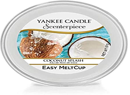 Yankee Candle Scenterpiece Easy Melt Cup Coconut Splash 61g Duftwachs Kunststoff Weiß, 5901577246