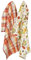 DII Fall Basics Kitchen Kollektion Bedrucktes & Plaid Herbst Geschirrtuch-Set, Baumwolle, Blumenmuster, 18x28, 2