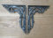 Pair of Large 12 Cast Iron Vintage Floral Shelf Brackets Cistern Sink Toilet (Antique Iron)