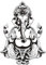 VOSAREA Dekoration Aufkleber Hindu Gott Wandtattoo Yoga Wand Elefant Moderne Kunst Wandbild Wandteppich Hintergrund Tapete für Wohnzimmer Büro Yoga Wanddekoration Wandaufkleber