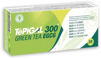 EGCG (Epigallocatechingallat) Reinheit < 95% 100% Natürlich aus Grünem Tee Optimale Dosierung 300mg Steigert den Stoffwechsel Unterdrückt das Hungergefühl Unterstützt die Gewichtsabnahme Gibt Energie
