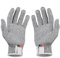 2 Paar Schnittfeste Handschuhe, Anti-Schnitt Handschuhe der Stufe 5 mit EN 388-Zertifizierten Schutzhandschuhe Schnittschutz für Küche, Baustelle, Mandolinenschneiden ＆ Holzschnitzen, M