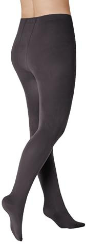 KUNERT Damen Strumpfhose Sensual Cotton Curvy Komfortgröße 130 DEN Carbon 3420 43/45