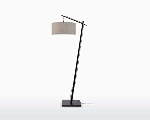 Good&MoJo I Stehlampe I Anden I Bambus I 176cm/Schirm I 47x23cm I ecolin. I d.linen