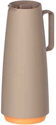 Tramontina Thermal Flask with Interior Glass Container (Beige, 1.0l)