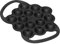 Victoria Cast Iron Poffertjes Dutch Pancake Pan with Loop Handles, Preseasoned with Flaxseed Oil, Made in Colombia