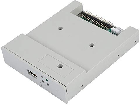 Wosune Diskettenlaufwerk-Emulator, Grauer praktischer ABS-USB-Emulator, für Desktop-Home-Office-Computer