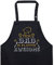 EXPRESS-STICKEREI BBQ Grillschürze - Lustige Kochschürze für Papa - Verstellbare Latzschürze für Männer/Frauen - Küchenschürze mit Spruch This dad is flippin' awesome - Kochschürze