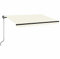 vidaXL Gelenkarmmarkise Einziehbar mit LED Markise Balkonmarkise Sonnenmarkise Sonnenschutz Sichtschutz Terrasse Garten 350x250cm Creme