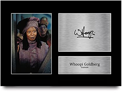 HWC Trading A4 Whoopi Goldberg Star Trek Guinan Geschenke Gedruckt Signiert Autogramm Bild Für Fernsehshow Fans
