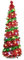 5 FT Collapsible Sequin Pop Up Christmas Tree with 90 LED Lights, Skinny Pencil Tinsel Xmas Tree with Stand for Apartments