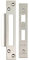 Forend Strike and Fixing Pack - Suitable for Sashlocks - Satin Stainless Steel | Forend Strike & Fixing Protective Plate Set - Door Lock Furnishings - Forend Plate, Strike Plate and Screws Included