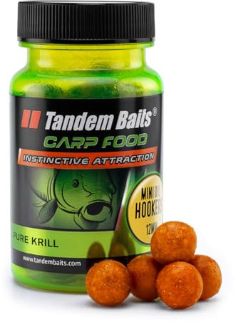 Tandem Baits Karpfen Futter Angelfutter Hakenköder Carp Food Mini Oil Hookers 12 mm 50 g Reiner Krill