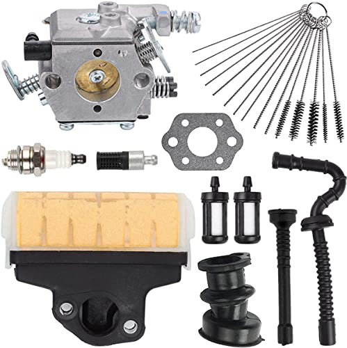 ZAMDOE Carburetor for Sthil 021 023 025 MS210 MS230 MS250 MS230C MS250C Chainsaw Parts, Replaces WT-286 1123-120-0605, with Air Filter Spark Plug Fuel Hose Cleaning Tools Kit