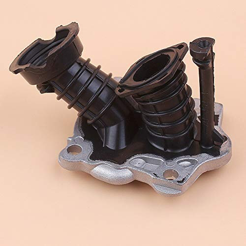 Luxuypon Tubo di aspirazione del collettore adatto per HUSQVARNA 450 450E 445 445E Motosega 544082301 Motosega Motosega Ricambi Motore